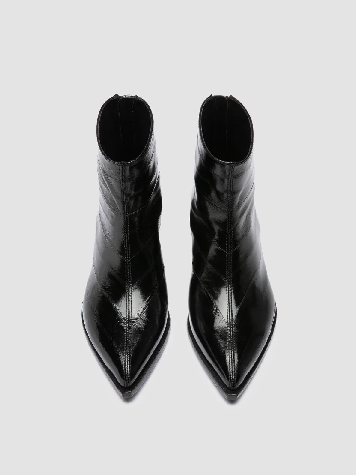 NOELIE DD 109 - Black Leather Zipped Boots sold by Officine Creative product image thumbnail 2