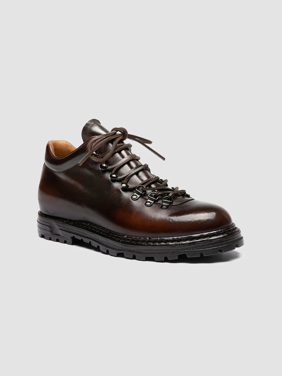 ARTIK 004 - Brown Leather Lace-Up Boots sold by Officine Creative product image thumbnail 3