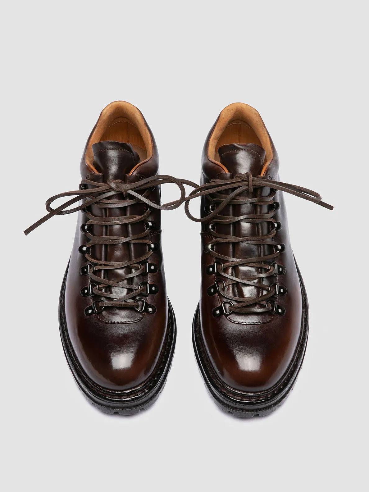 ARTIK 004 - Brown Leather Lace-Up Boots sold by Officine Creative product image thumbnail 2