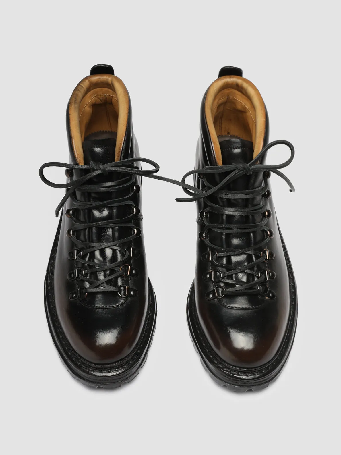 ARTIK 001 - Dark Brown Leather Lace Up Boots sold by Officine Creative product image thumbnail 2