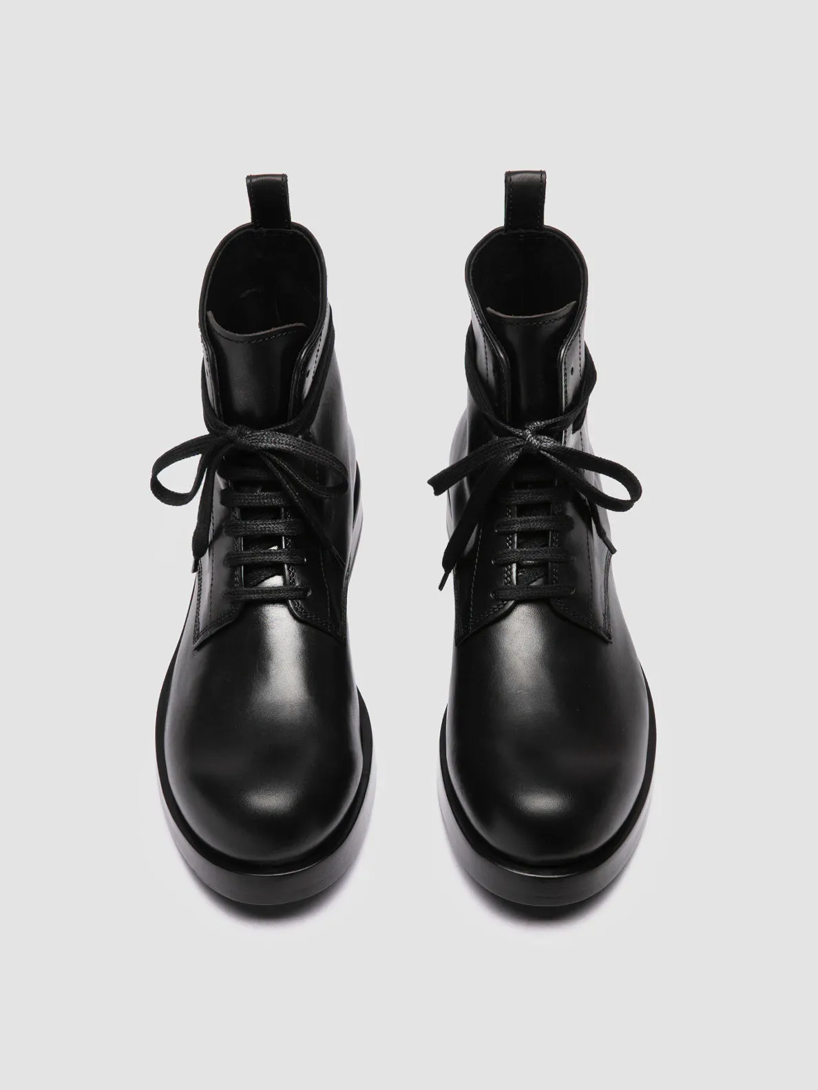 BULLA 002 - Black Leather Lace-up Boots sold by Officine Creative product image thumbnail 2