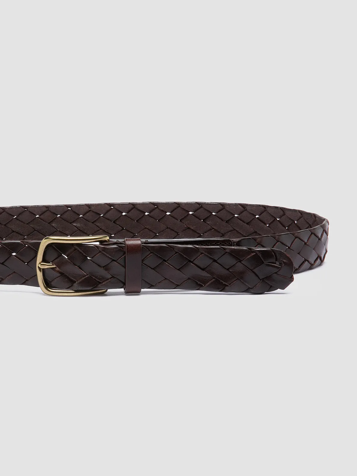 OC STRIP 21 - Brown Woven Leather Belt sold by Officine Creative product image thumbnail 4