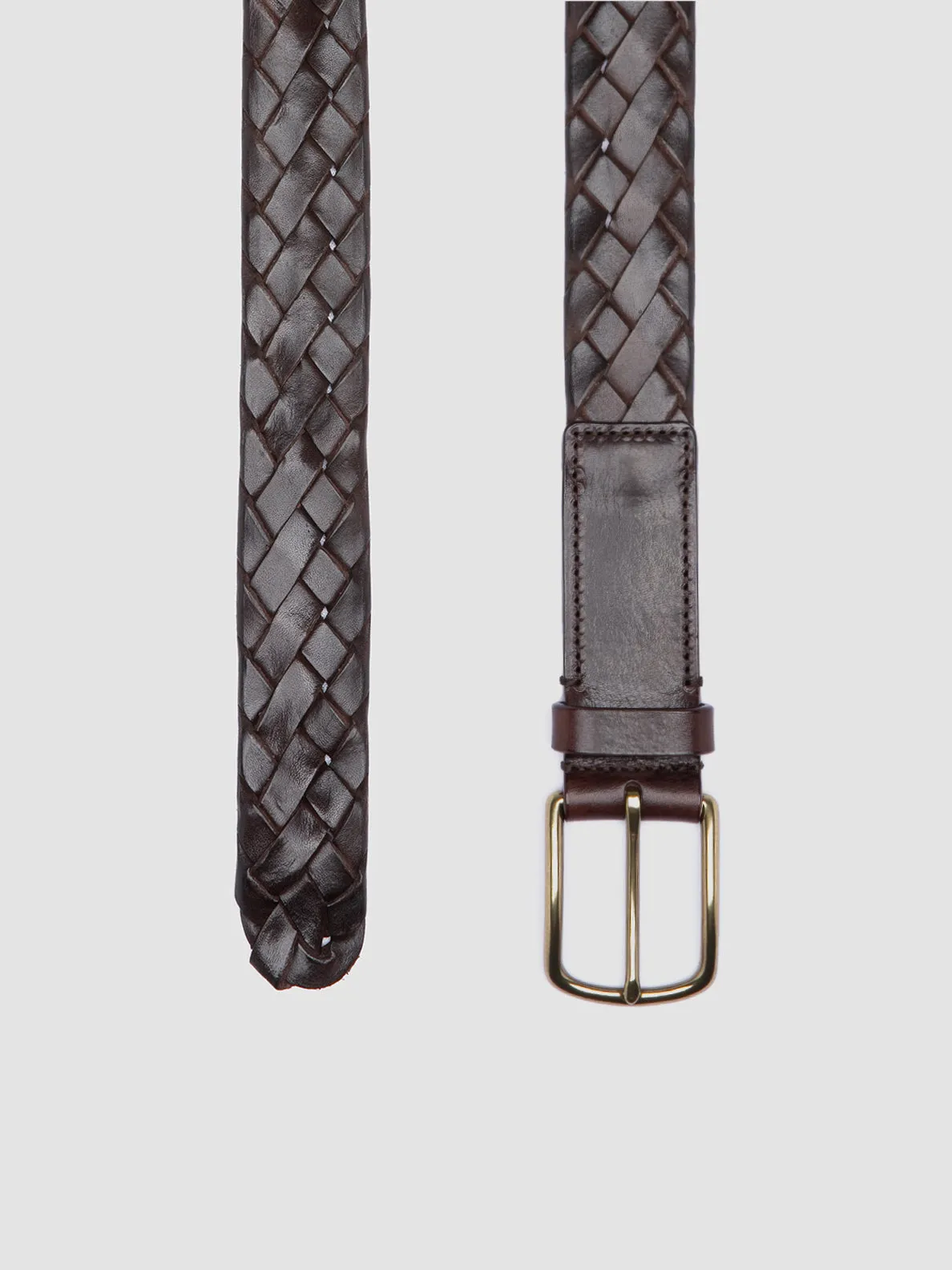 OC STRIP 21 - Brown Woven Leather Belt sold by Officine Creative product image thumbnail 2