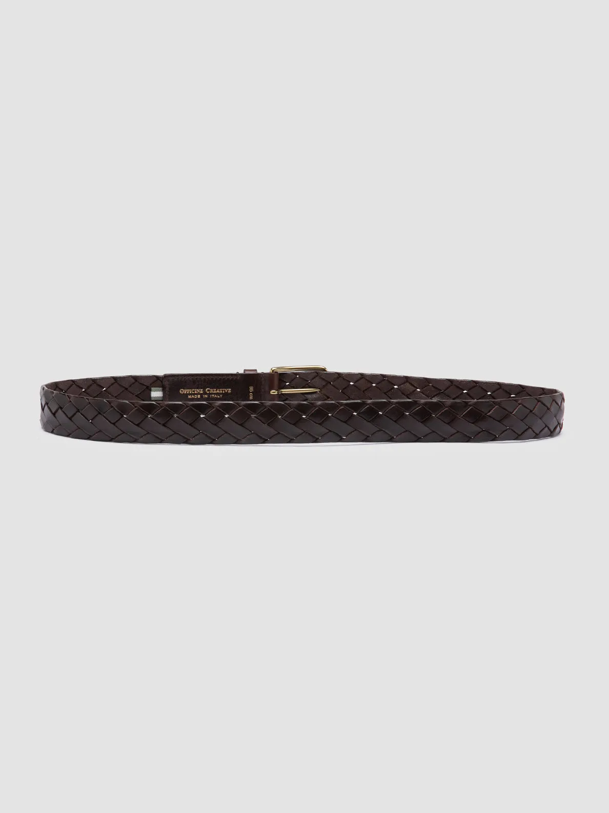 OC STRIP 21 - Brown Woven Leather Belt sold by Officine Creative product image thumbnail 3