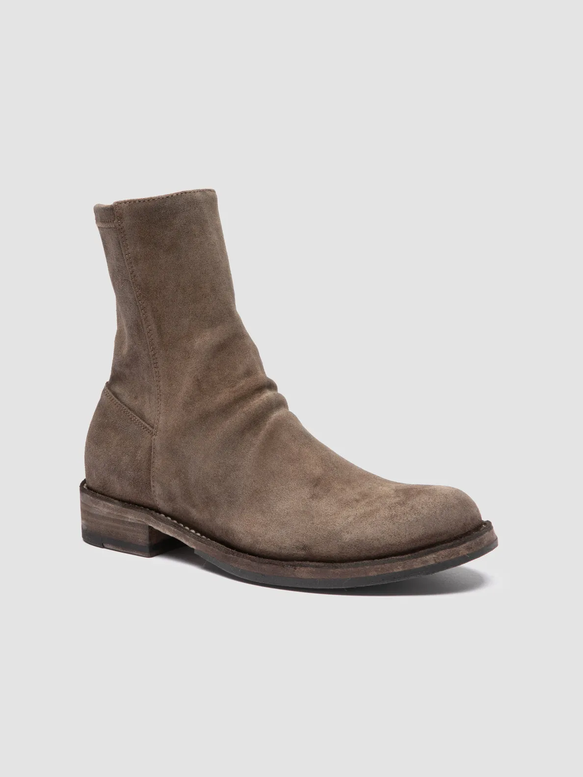 LEGRAND 171 - Taupe Suede Zipped Boots sold by Officine Creative product image thumbnail 3