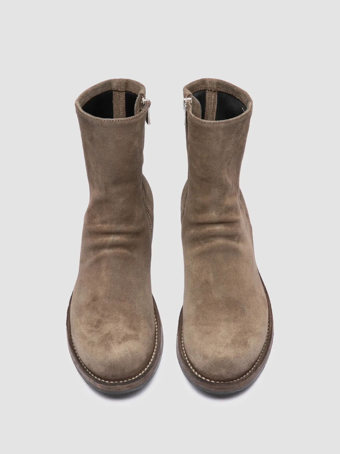 LEGRAND 171 - Taupe Suede Zipped Boots sold by Officine Creative product image thumbnail 2