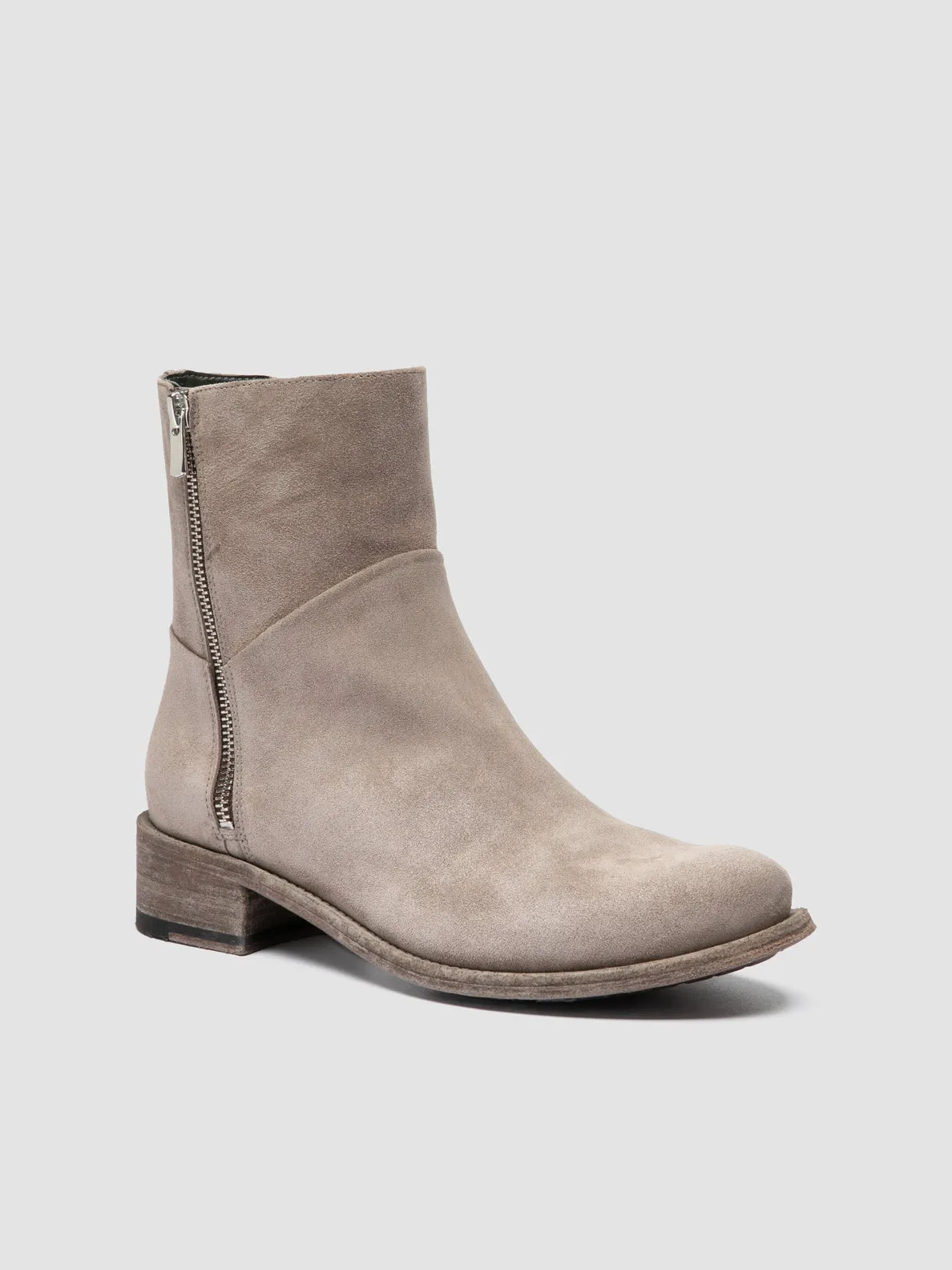 LISON 066 - Grey Suede Zipped Boots sold by Officine Creative product image thumbnail 3