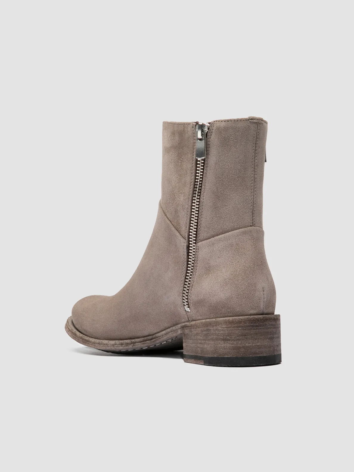 LISON 066 - Grey Suede Zipped Boots sold by Officine Creative product image thumbnail 4