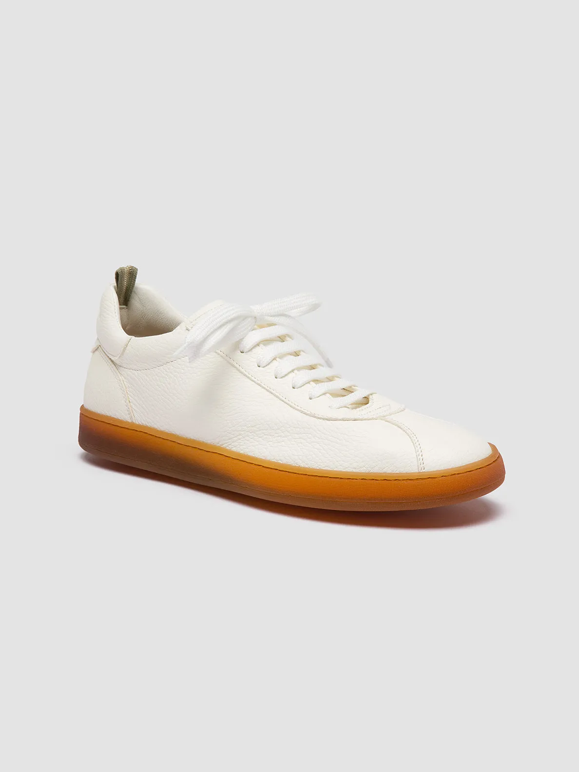 HALO 001 - White Leather Low Top Sneakers sold by Officine Creative product image thumbnail 3