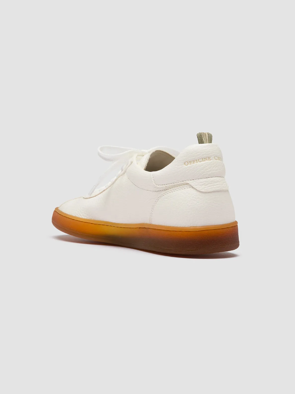 HALO 001 - White Leather Low Top Sneakers sold by Officine Creative product image thumbnail 4
