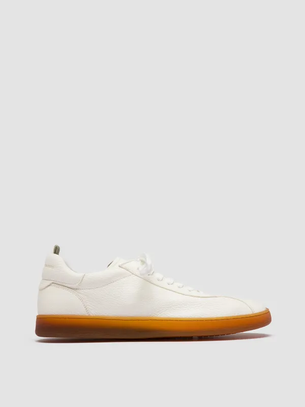 HALO 001 - White Leather Low Top Sneakers sold by Officine Creative