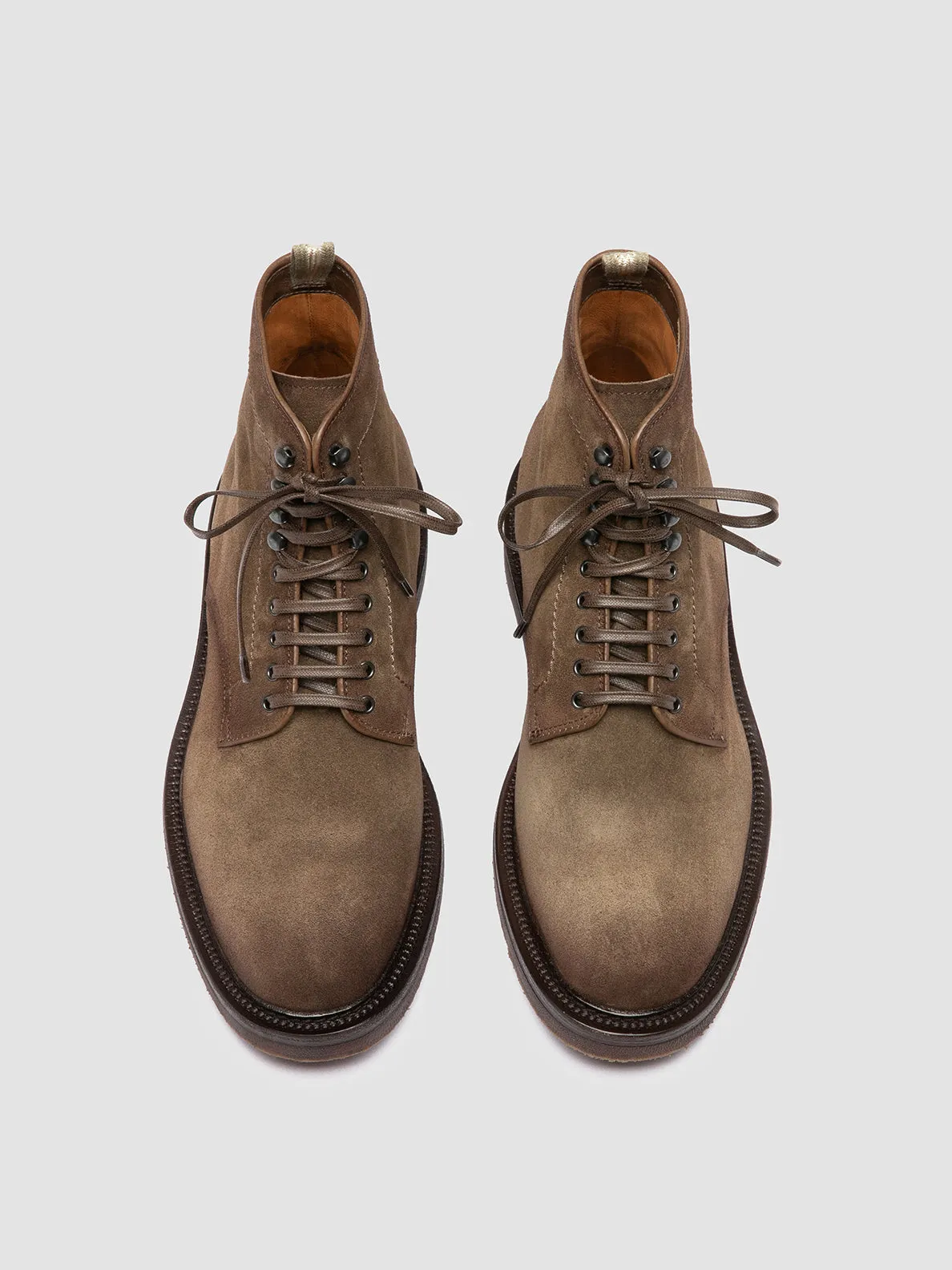 HOPKINS FLEXI 203 - Taupe Suede Lace-up Boots sold by Officine Creative product image thumbnail 2