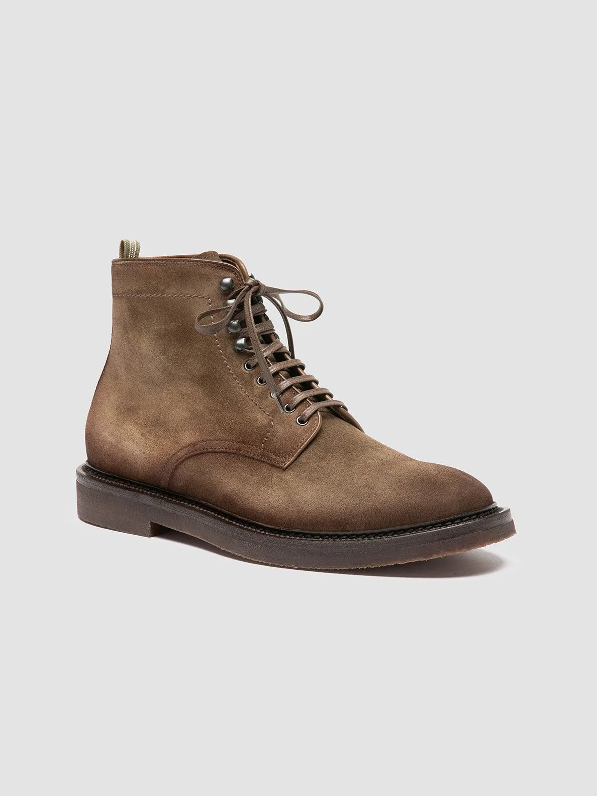 HOPKINS FLEXI 203 - Taupe Suede Lace-up Boots sold by Officine Creative product image thumbnail 3