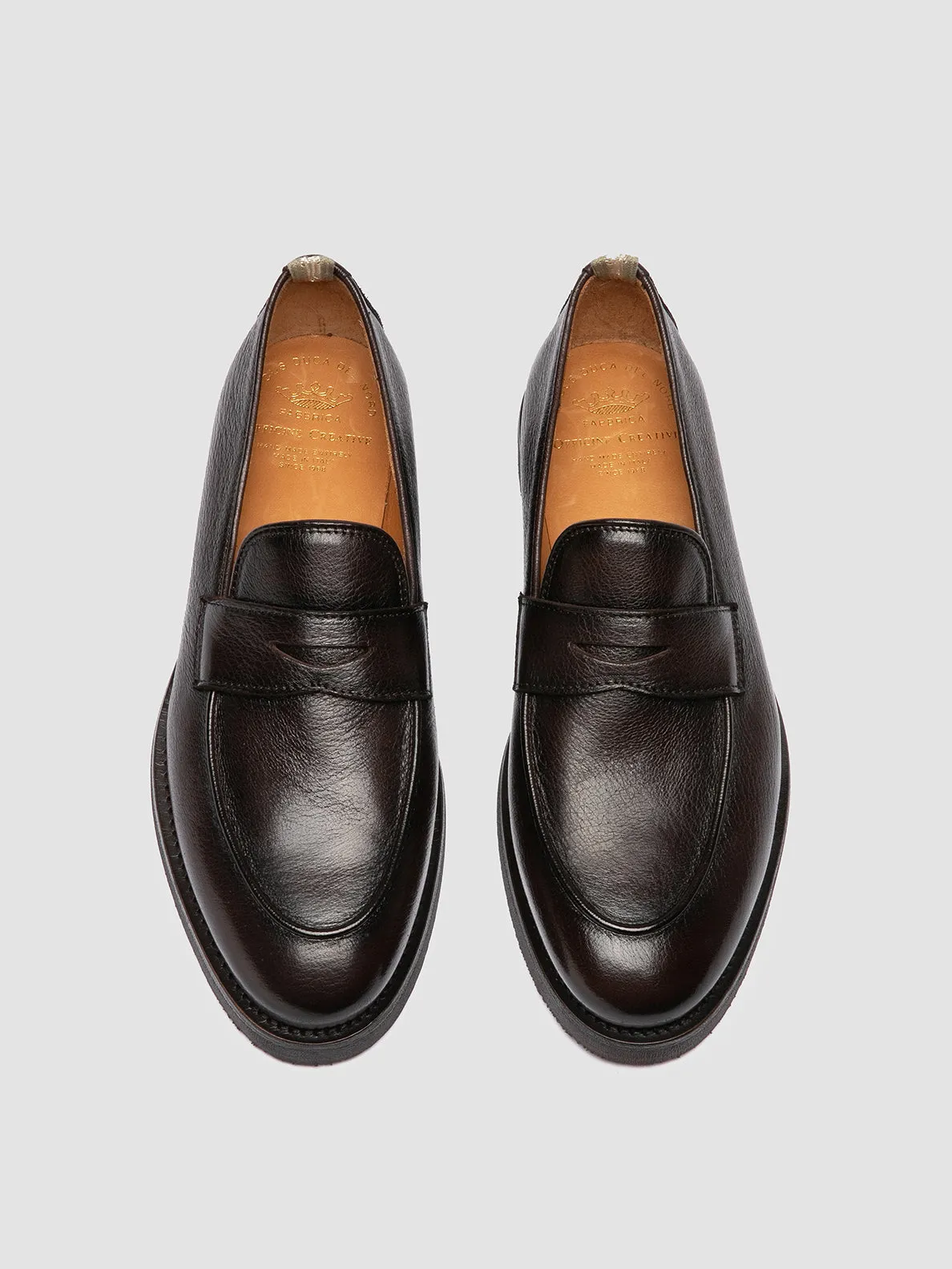 OPERA FLEXI 101 - Dark Brown Leather Penny Loafers sold by Officine Creative product image thumbnail 2