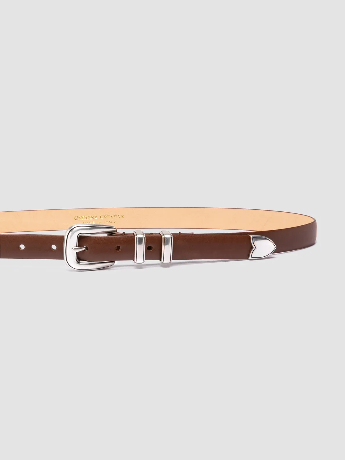 OC STRIP 091 - Light Brown Leather Belt sold by Officine Creative product image thumbnail 4