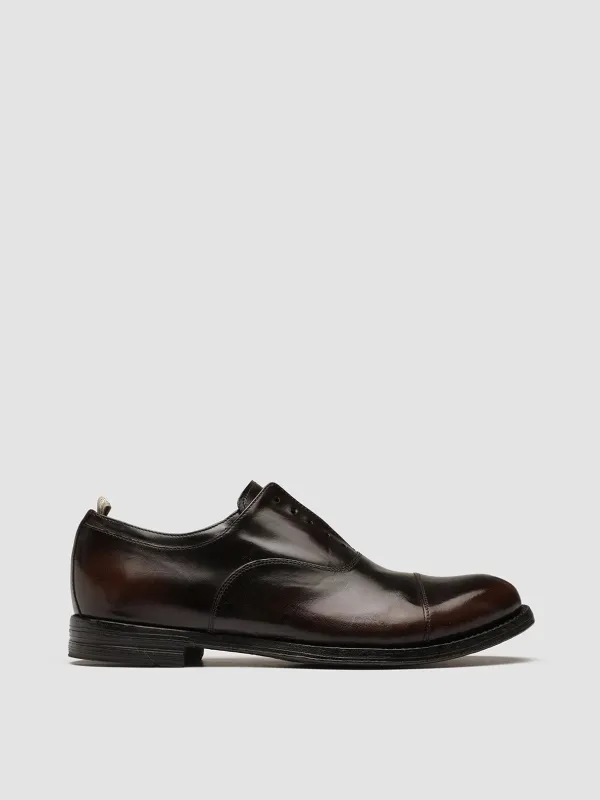 ANATOMIA 015 - Brown Leather Oxford Shoes made by Officine Creative