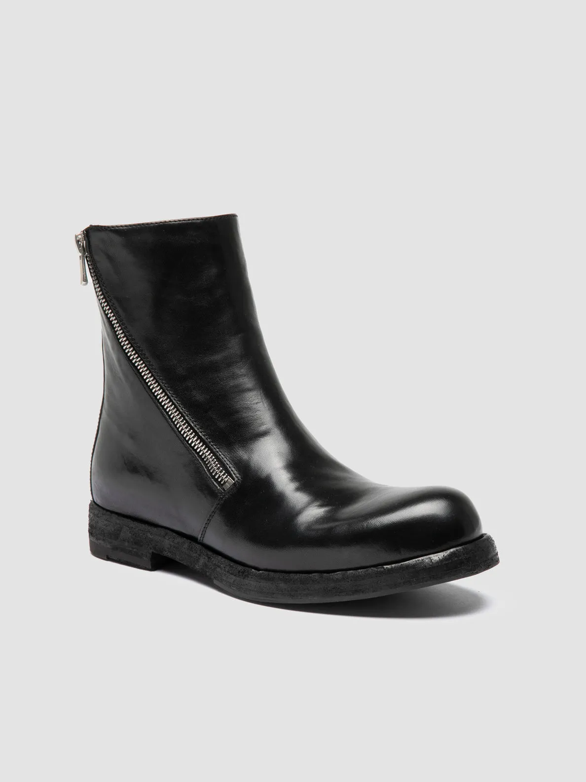 BULLA DD 312 - Black Leather Zipped Boots sold by Officine Creative product image thumbnail 3
