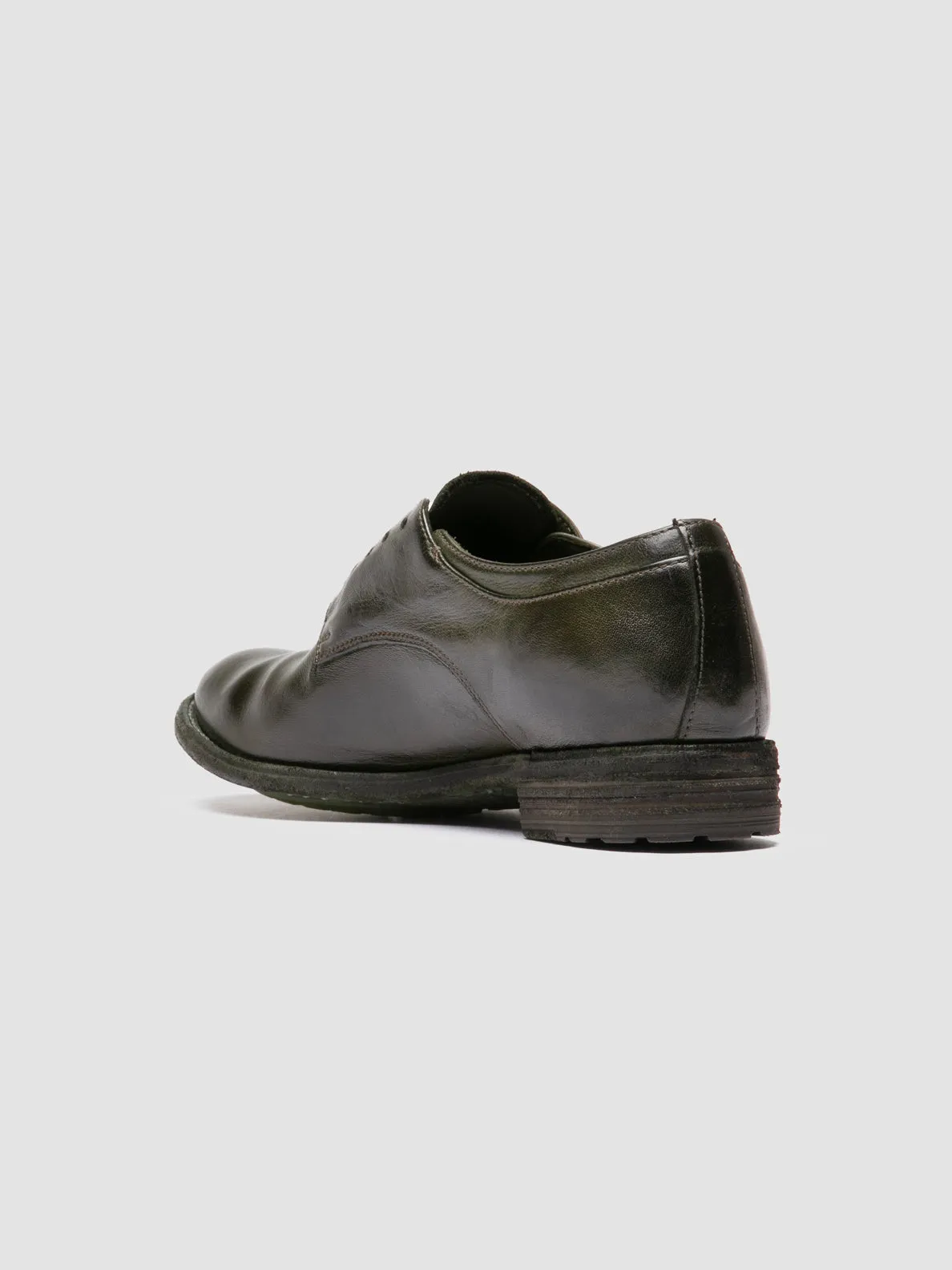 LEXIKON 012 - Dark Green Leather Derby Shoes sold by Officine Creative product image thumbnail 4