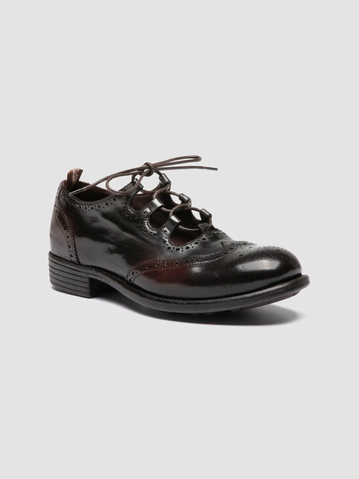 CALIXTE 084 - Dark Brown Leather Oxford Shoes sold by Officine Creative product image thumbnail 3