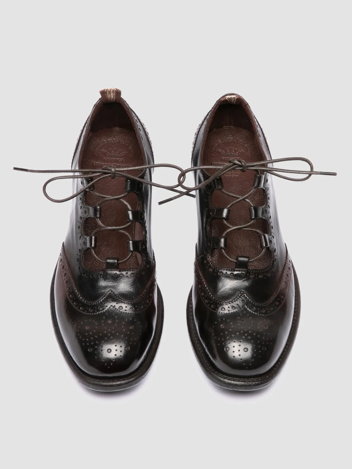 CALIXTE 084 - Dark Brown Leather Oxford Shoes sold by Officine Creative product image thumbnail 2