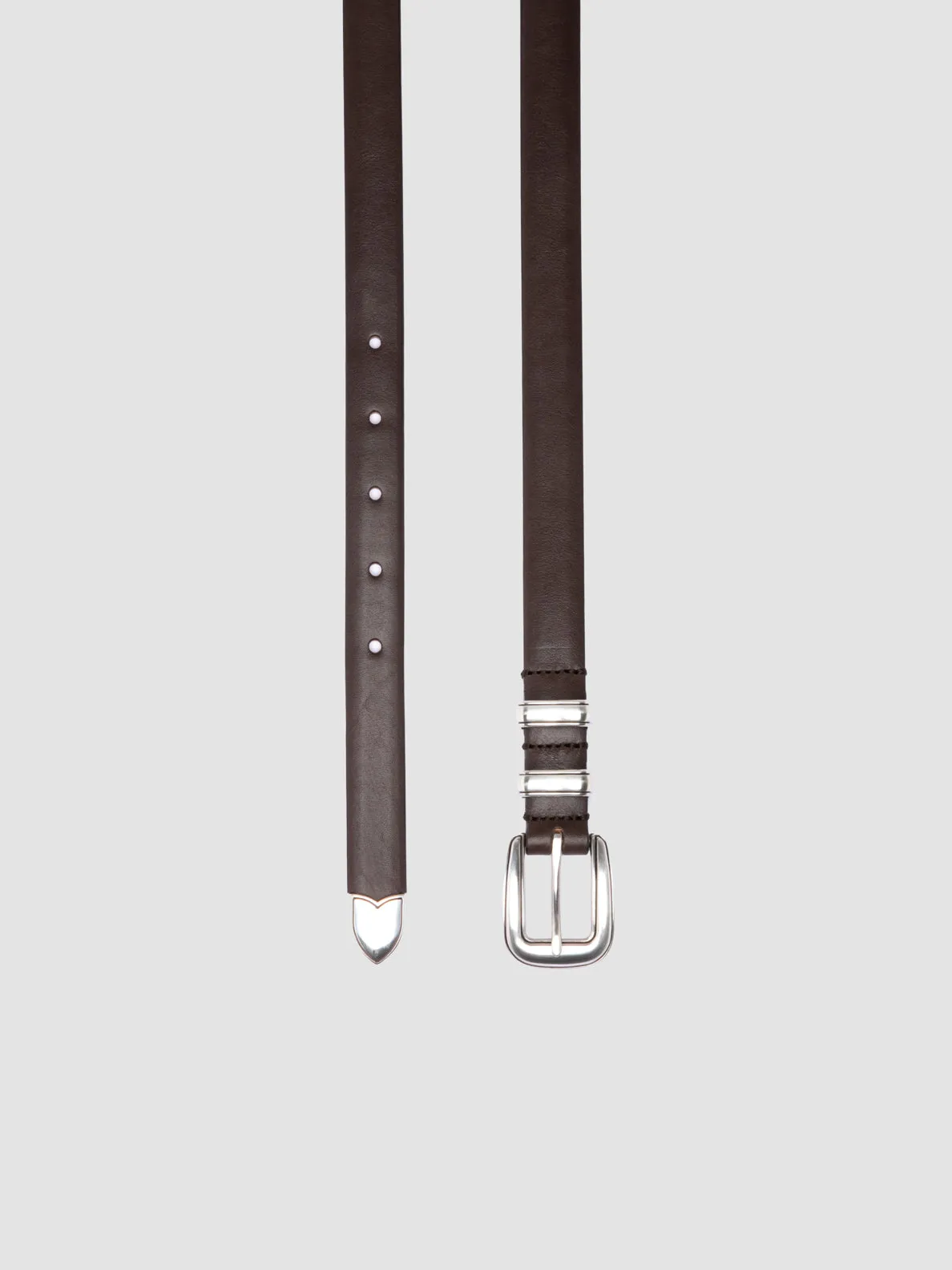OC STRIP 091 - Dark Brown Leather Belt sold by Officine Creative product image thumbnail 2