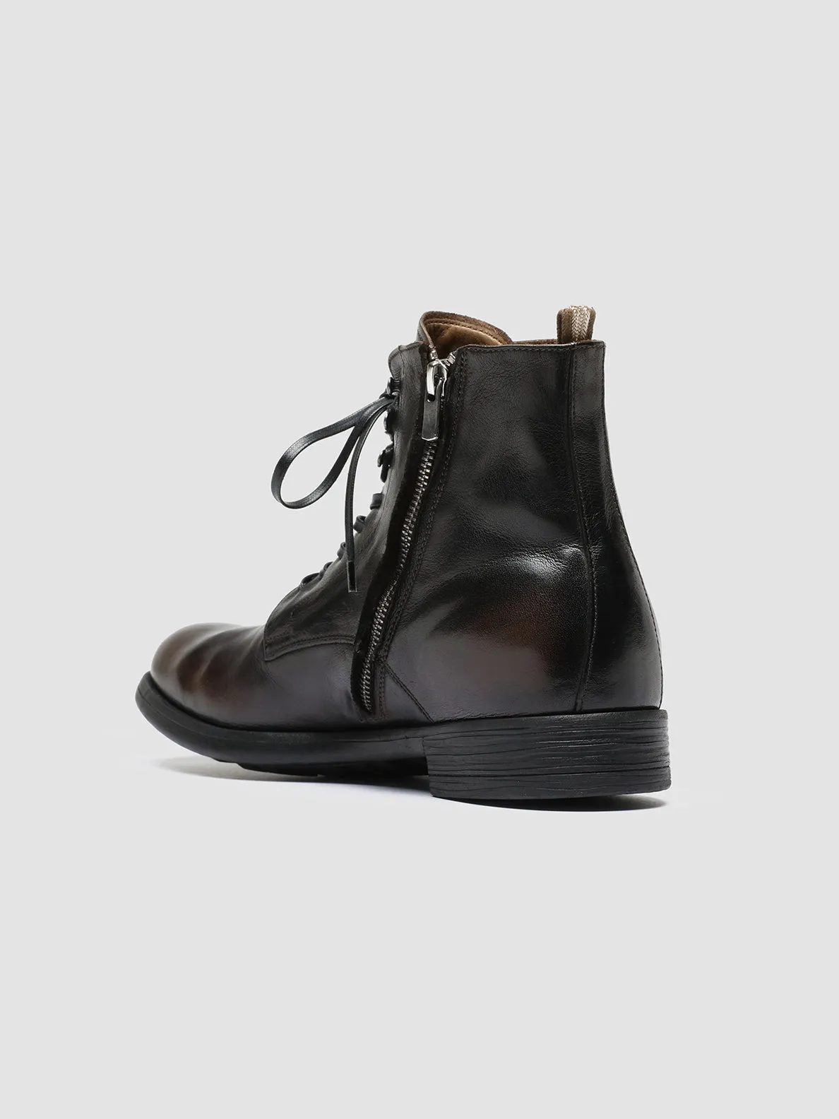 CHRONICLE 004 - Dark Brown Leather Ankle Boots sold by Officine Creative product image thumbnail 4