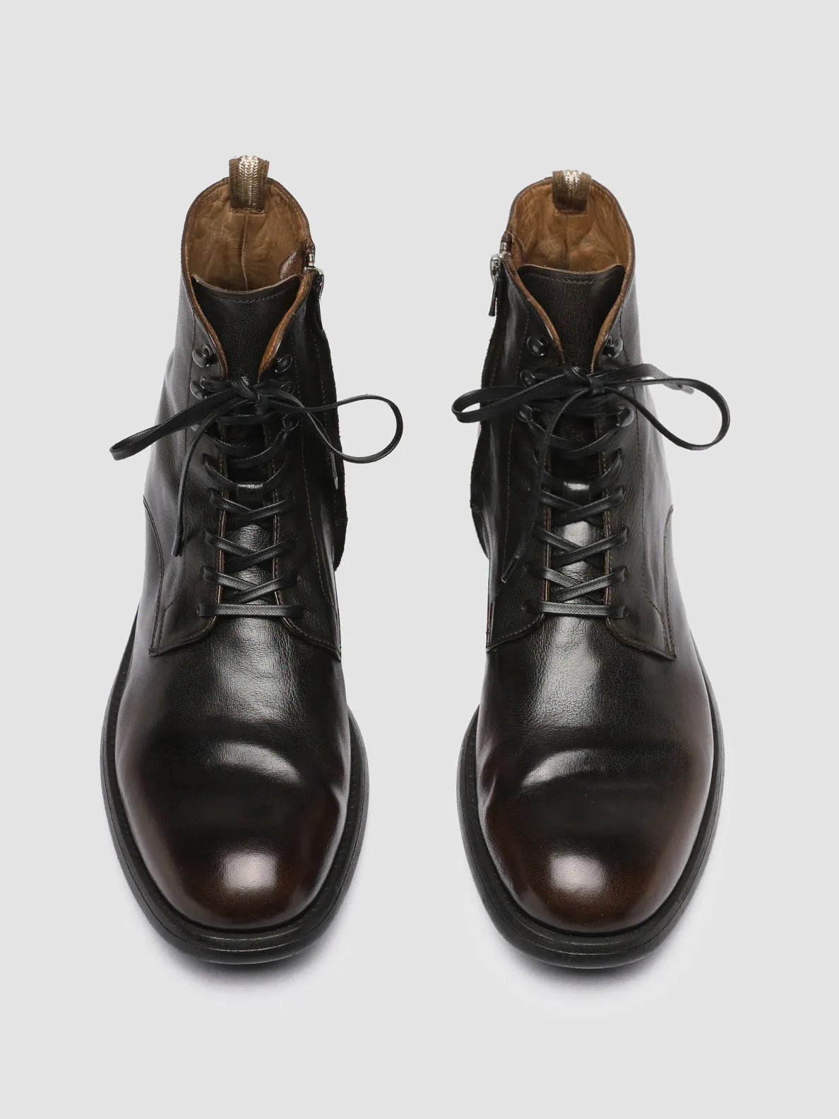 CHRONICLE 004 - Dark Brown Leather Ankle Boots sold by Officine Creative product image thumbnail 2
