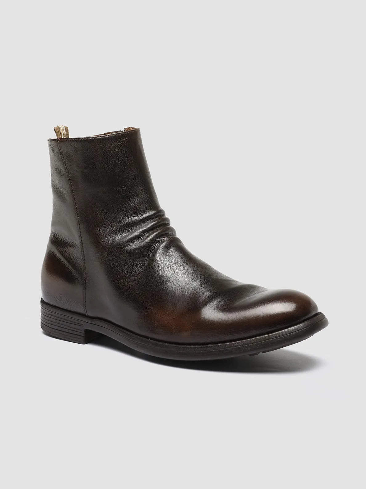 CHRONICLE 058 - Brown Leather Zip Boots sold by Officine Creative product image thumbnail 3
