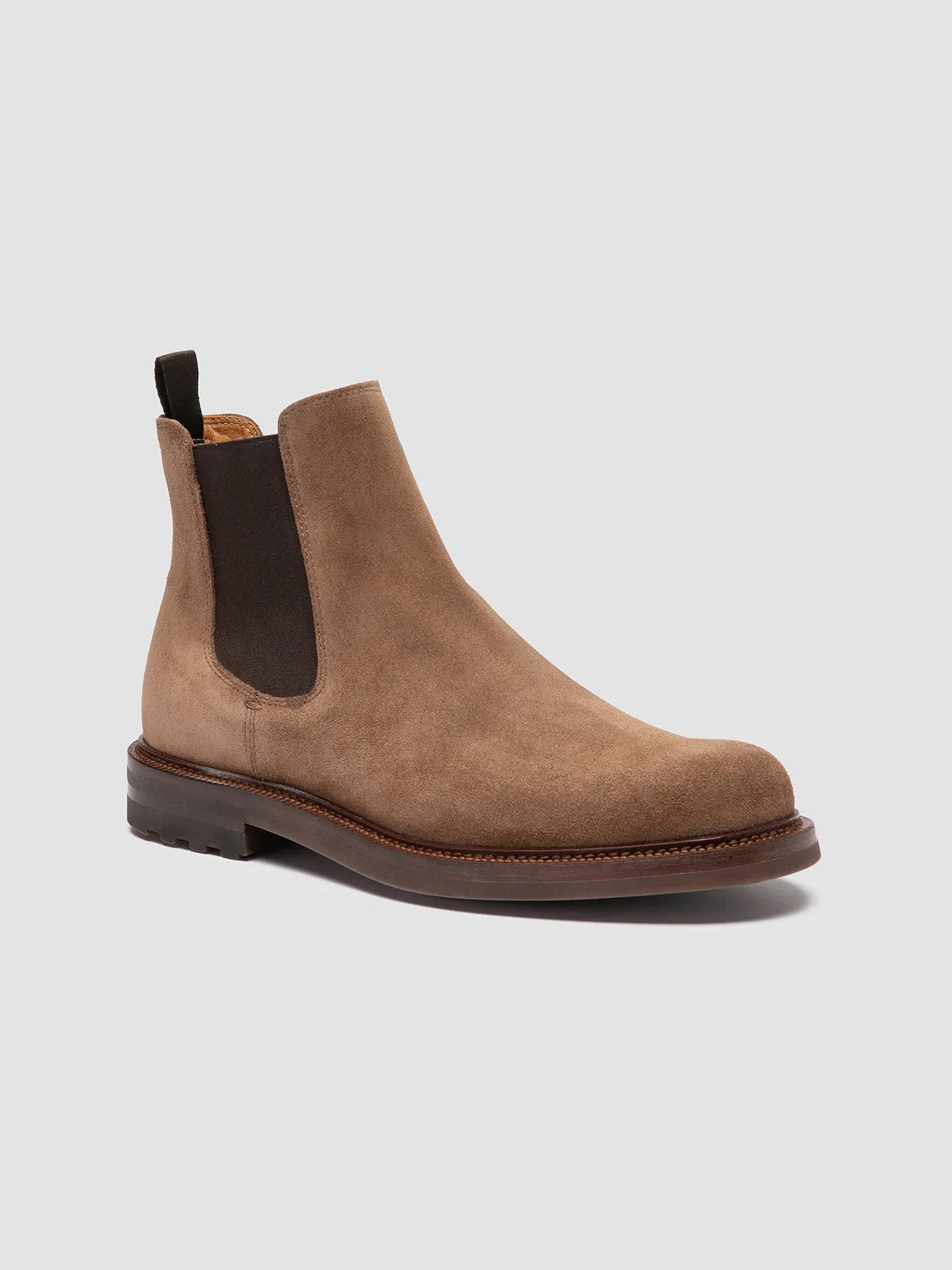 ASTON FLEXI 004 - Brown Suede Chelsea Boots sold by Officine Creative product image thumbnail 3