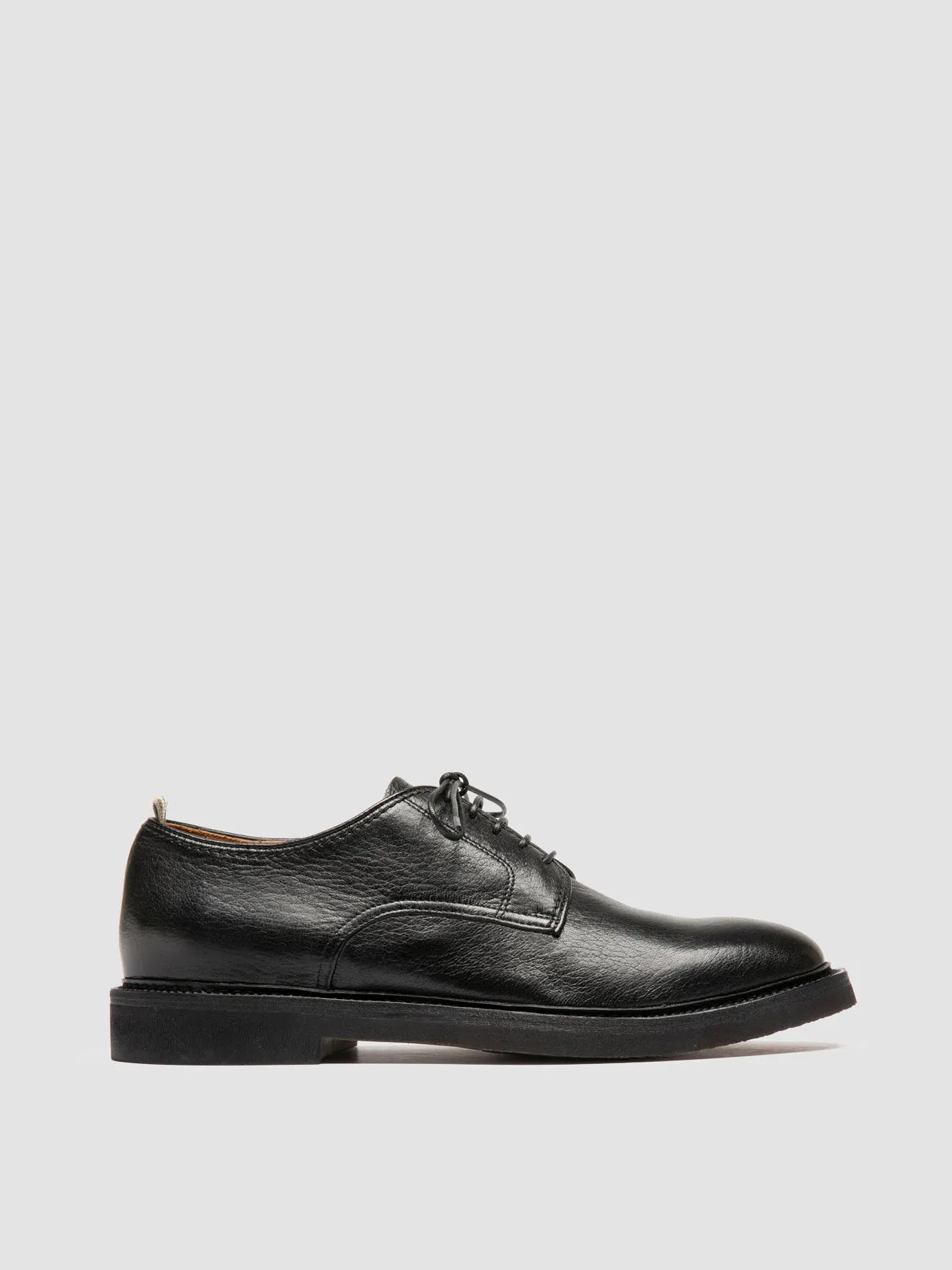 HOPKINS FLEXI 208 - Black Leather Oxford Shoes sold by Officine Creative