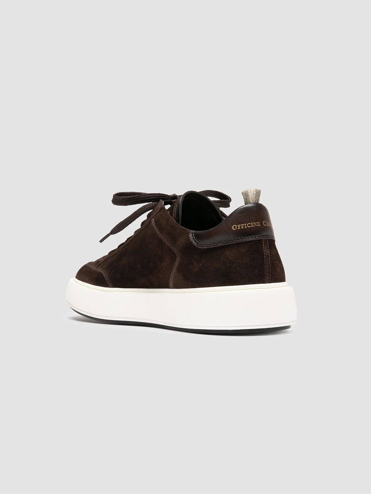 SEQUEL 002 - Dark Brown Suede and Leather Sneakers sold by Officine Creative product image thumbnail 4