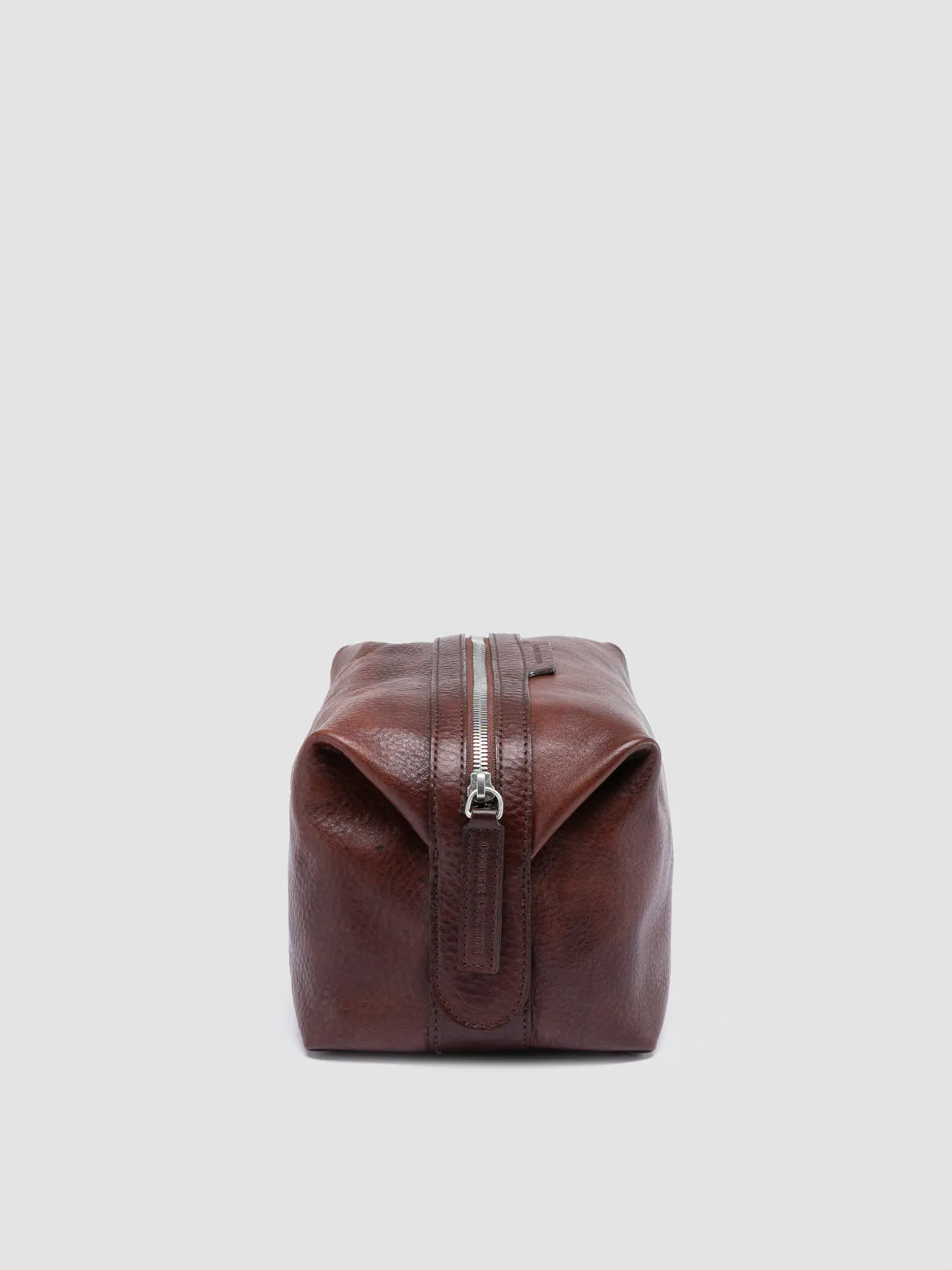 VANITY CASE 001 - Brown Leather Pouch sold by Officine Creative product image thumbnail 5