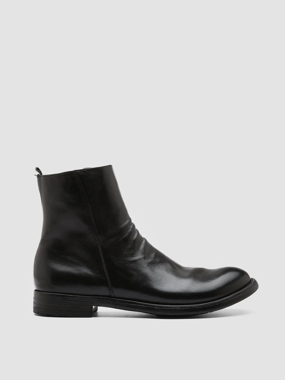 HIVE 010 - Black Leather Boots sold by Officine Creative