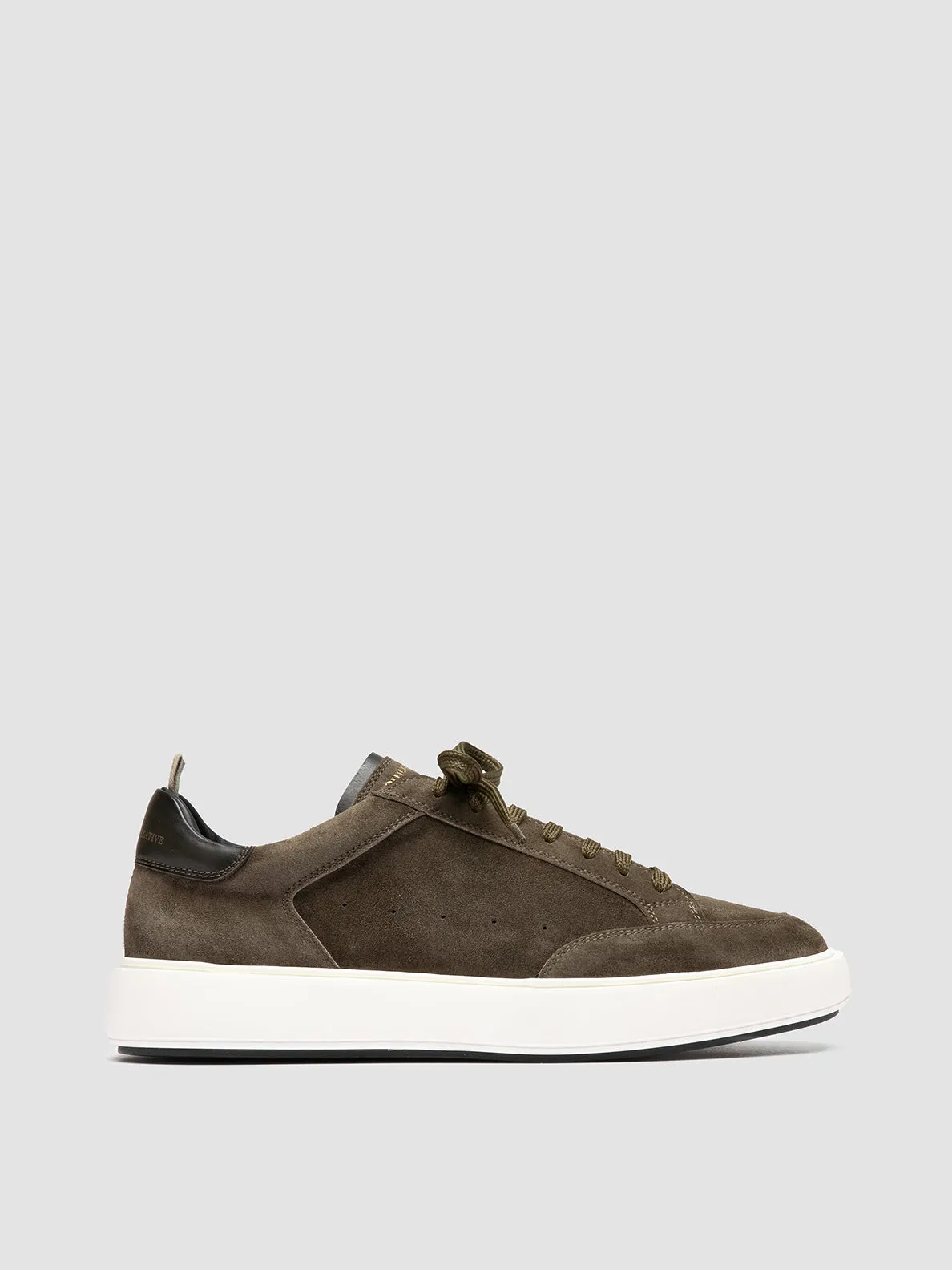 SEQUEL 002 - Green Suede and Leather Low Top Sneakers sold by Officine Creative
