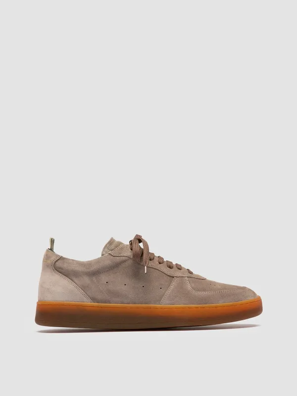 ASSET 001 - Taupe Suede Low Top Sneakers sold by Officine Creative