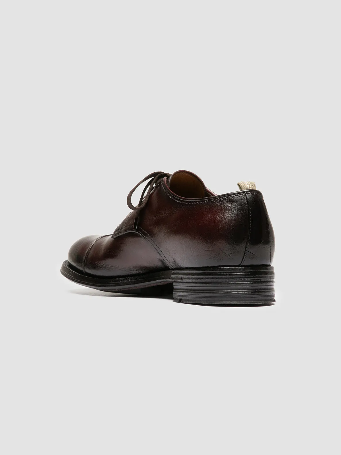 ADMIRAL 008 - Burgundy Leather Derby Shoes sold by Officine Creative product image thumbnail 4