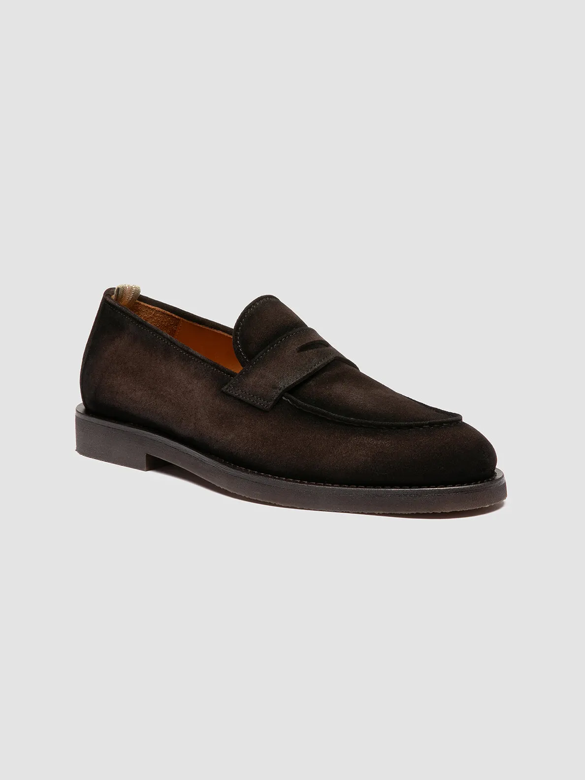 OPERA FLEXI 101 - Dark Brown Suede Penny Loafers sold by Officine Creative product image thumbnail 3