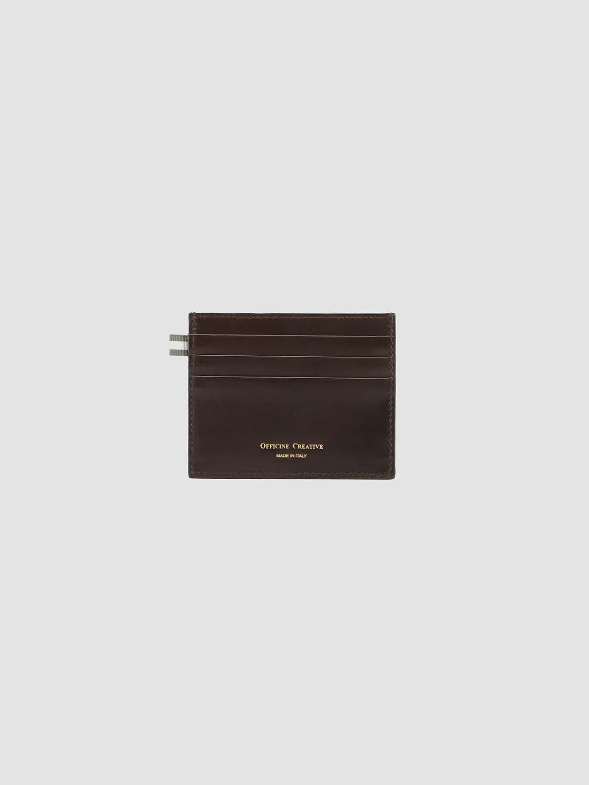 BOUDIN 22 - Dark Brown Leather card holder sold by Officine Creative product image thumbnail 3