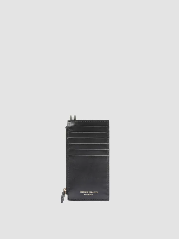BOUDIN 18 - Black Leather Card Holder sold by Officine Creative