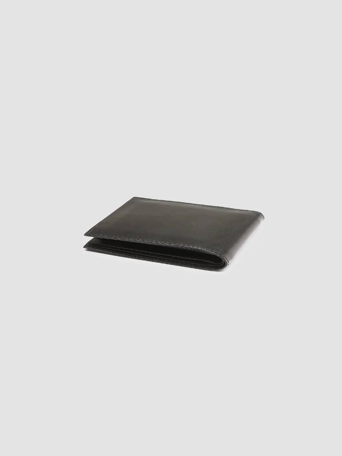 BOUDIN 02 - Black Leather Bifold Wallet sold by Officine Creative product image thumbnail 5