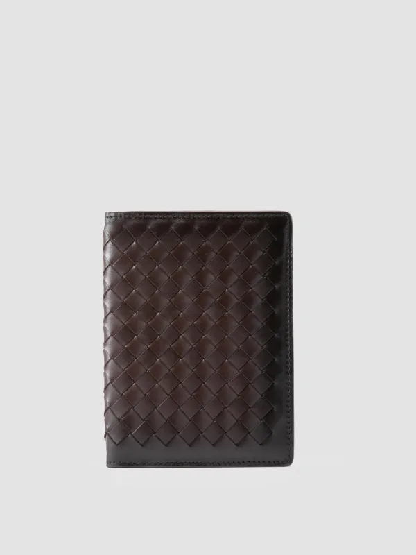 BOUDIN 127 - Dark Brown Leather Wallet sold by Officine Creative