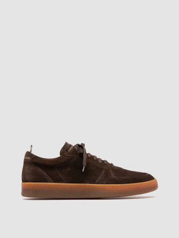 ASSET 001 - Dark Brown Suede Sneakers sold by Officine Creative