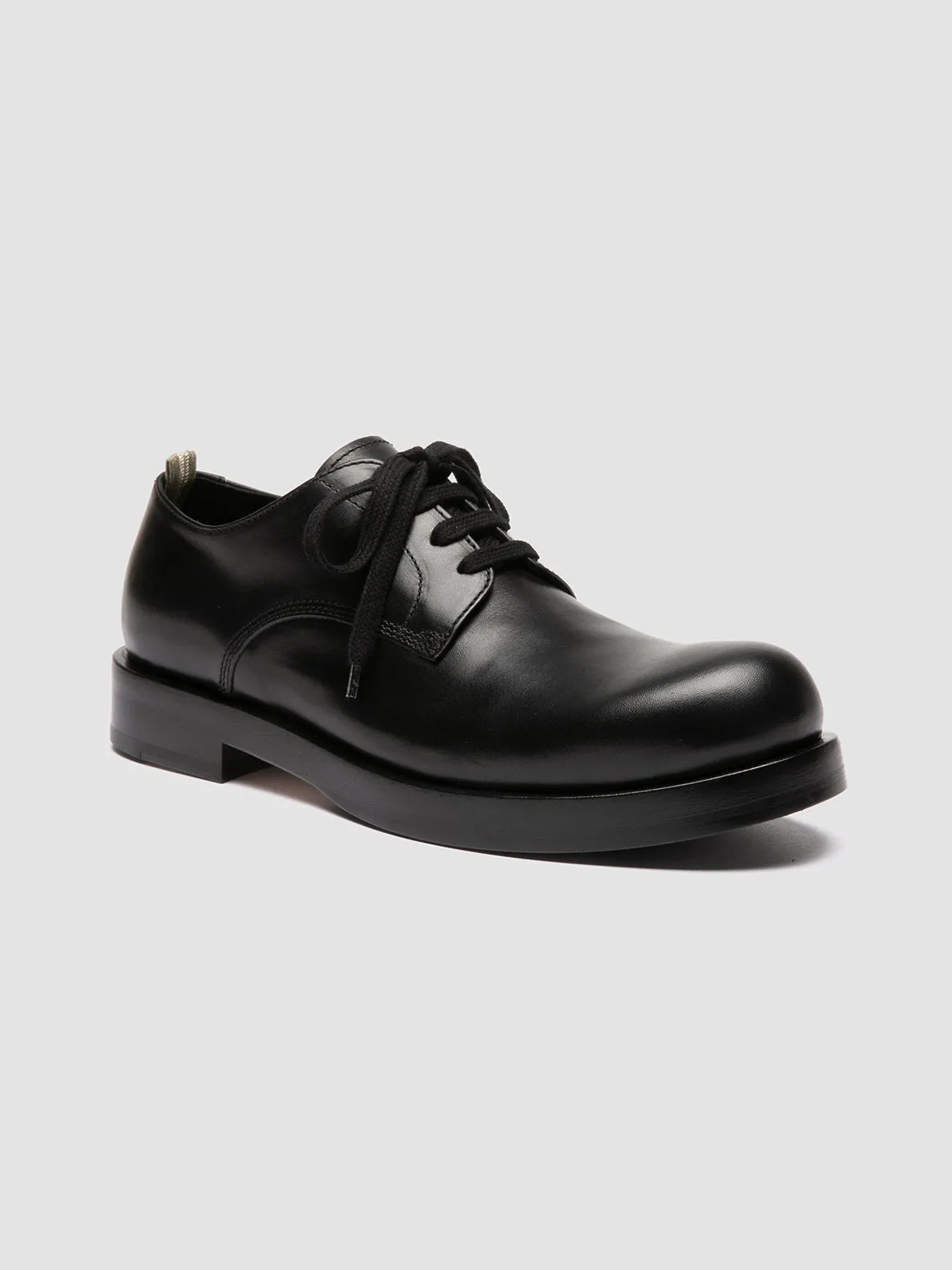 BULLA 001 - Black Leather Derby Shoes sold by Officine Creative product image thumbnail 3