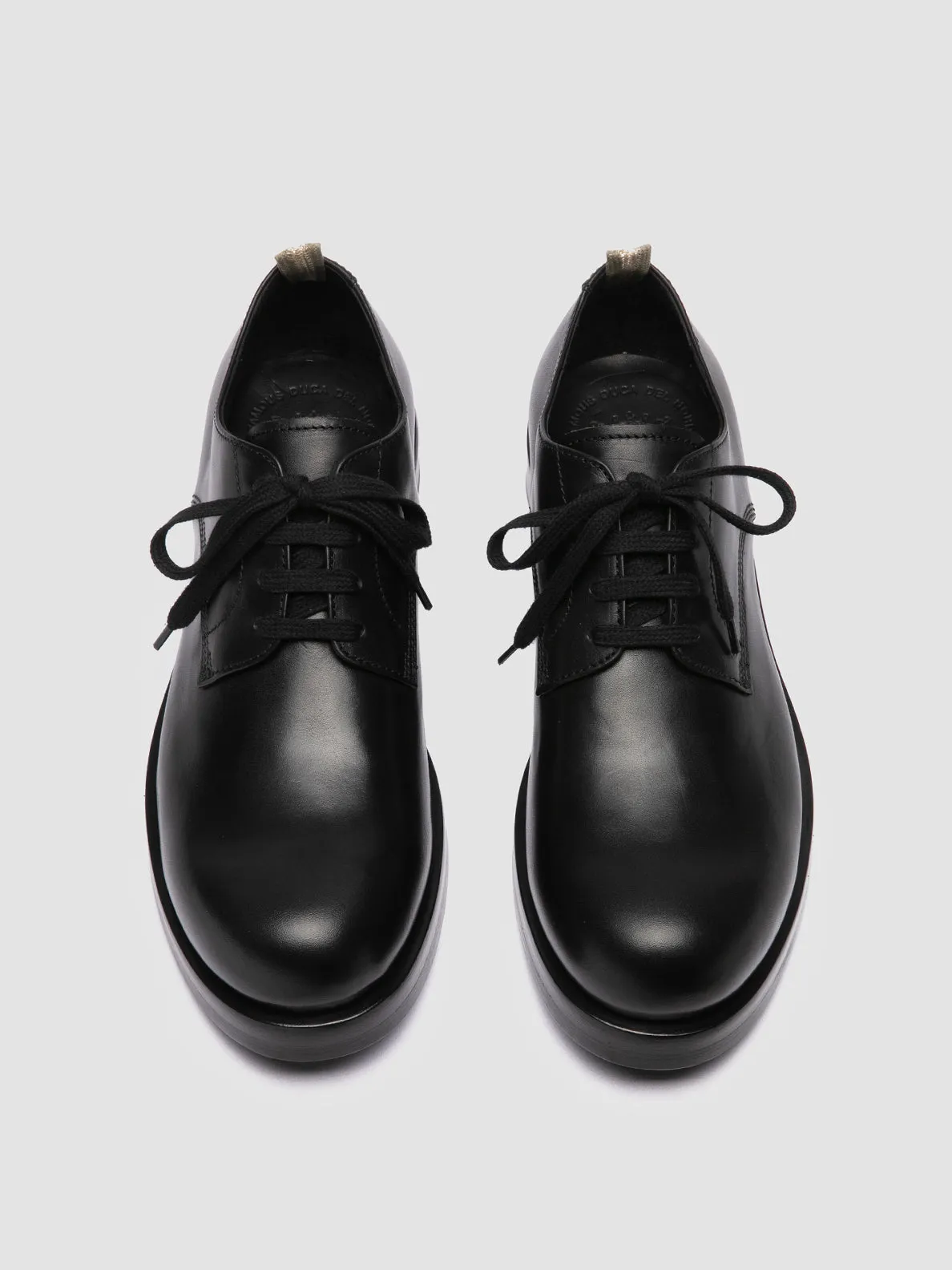 BULLA 001 - Black Leather Derby Shoes sold by Officine Creative product image thumbnail 2