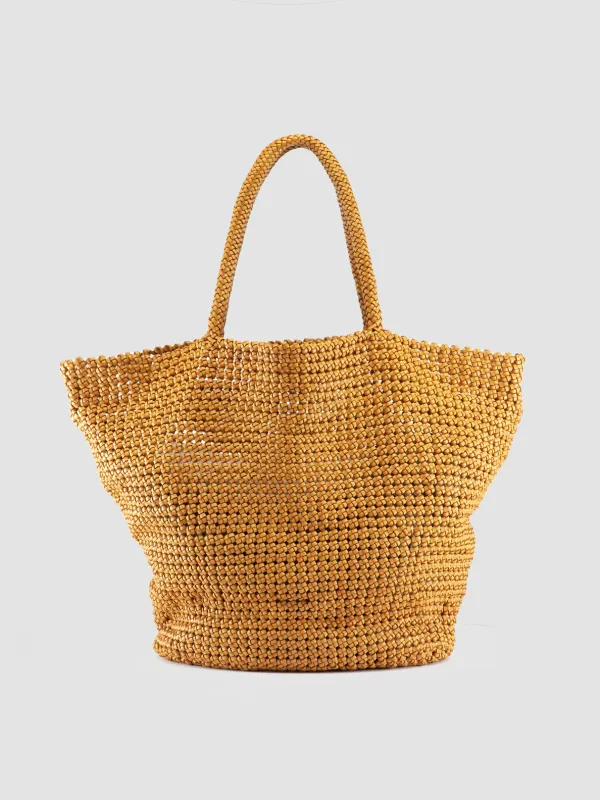 SUSAN 012 - Yellow Leather Shoulder Bag sold by Officine Creative