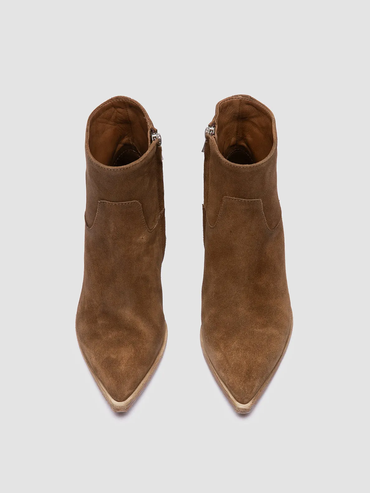 NOELIE DD 102 - Brown Suede Zipped Boots sold by Officine Creative product image thumbnail 2