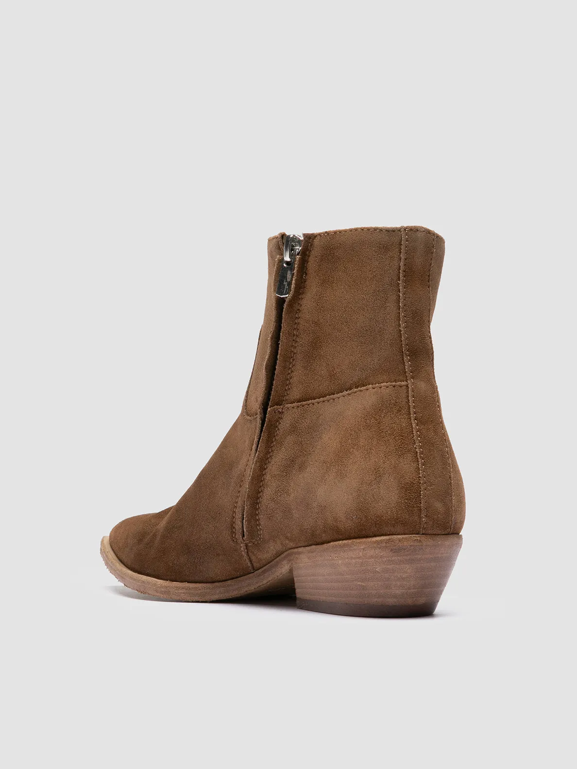 NOELIE DD 102 - Brown Suede Zipped Boots sold by Officine Creative product image thumbnail 4