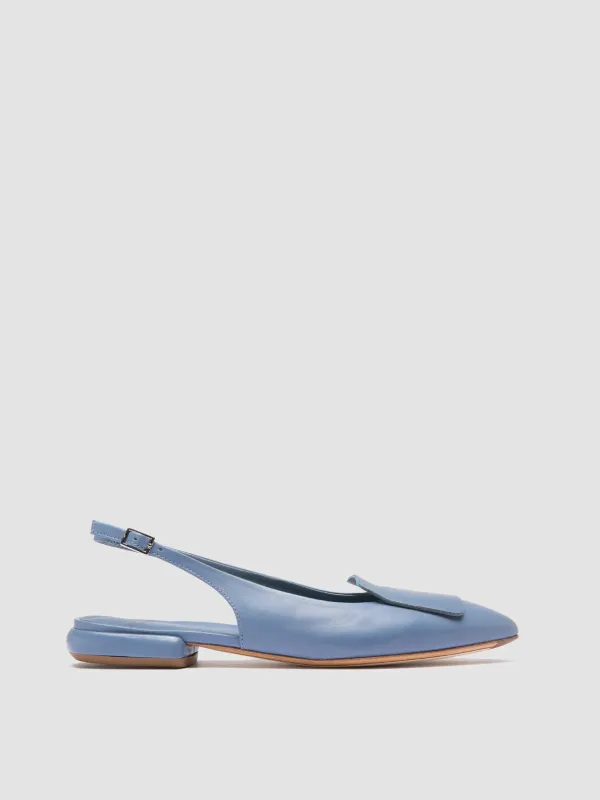 SUE 007 - Blue Leather Slingback sold by Officine Creative