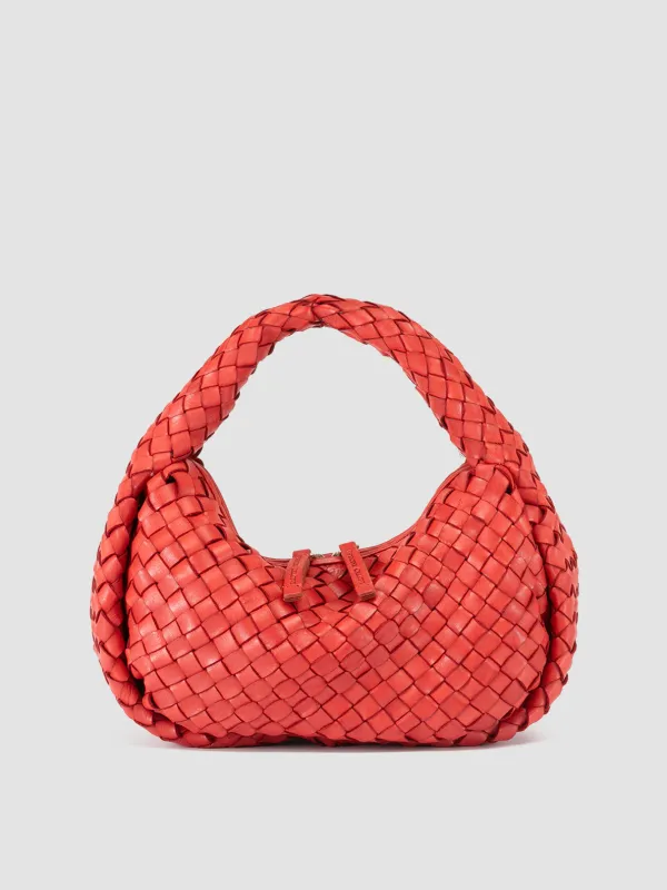 BOLINA 144 - Red Leather Handle Bag sold by Officine Creative