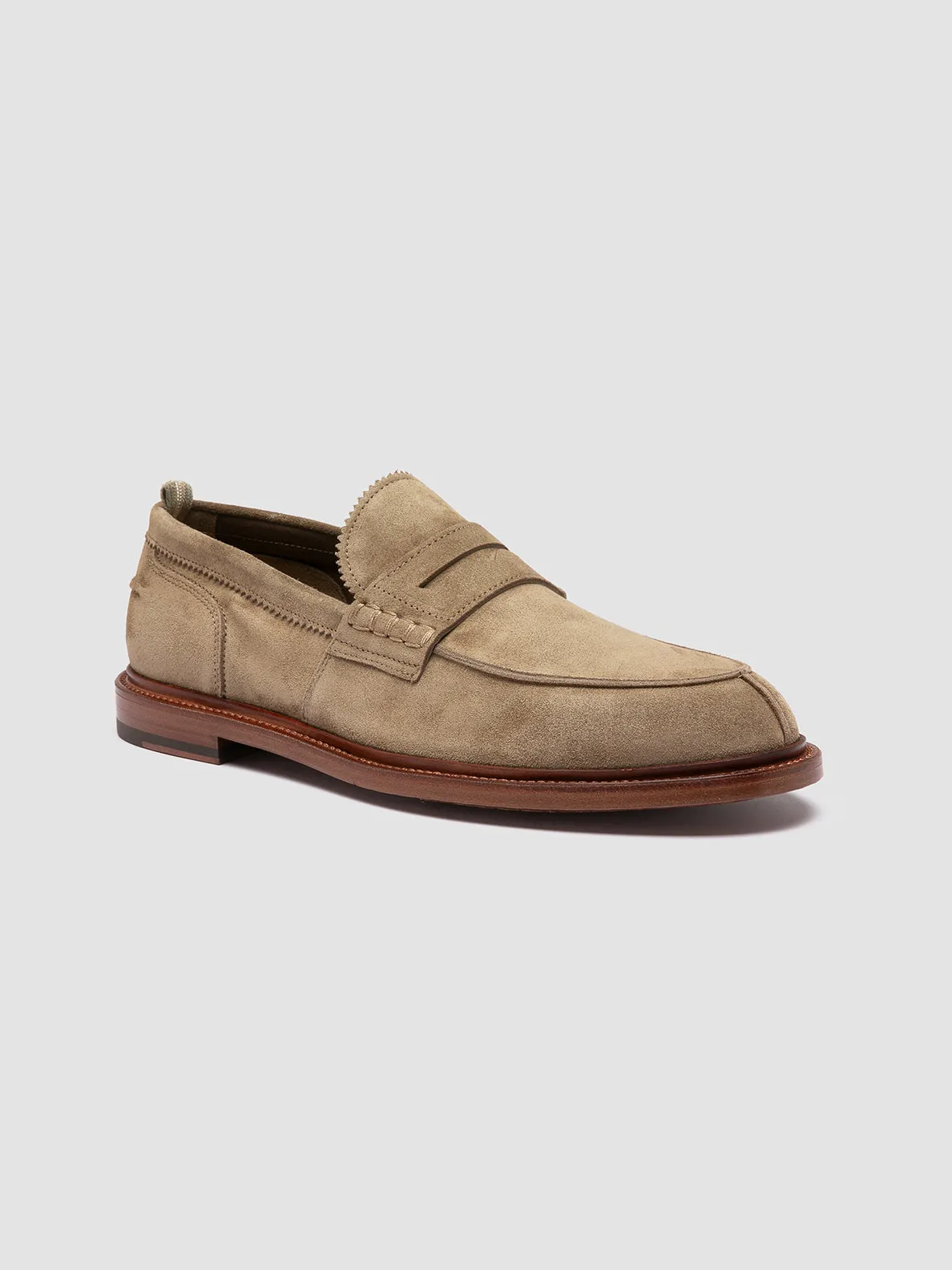 SAX 001 - Taupe Suede Penny Loafers sold by Officine Creative product image thumbnail 3